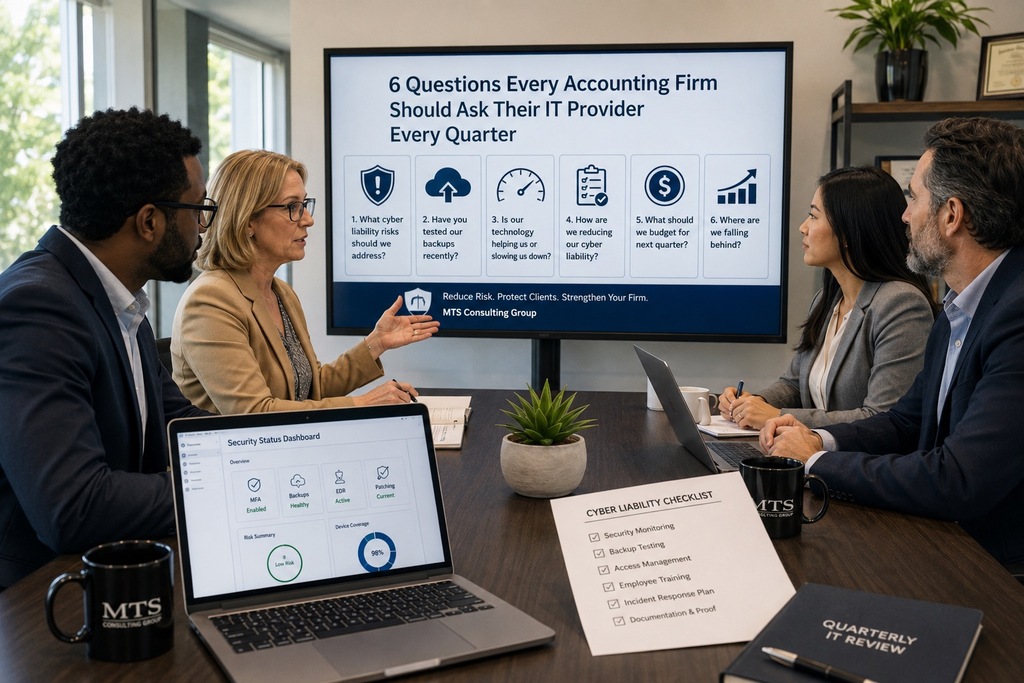 6 Questions Every Accounting Firm Should Ask Their IT Provider Every Quarter
