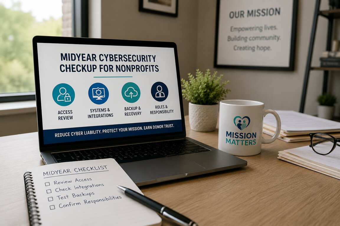 Midyear Cybersecurity Checkup for Nonprofits: Has Your Cyber Liability Changed Since January?
