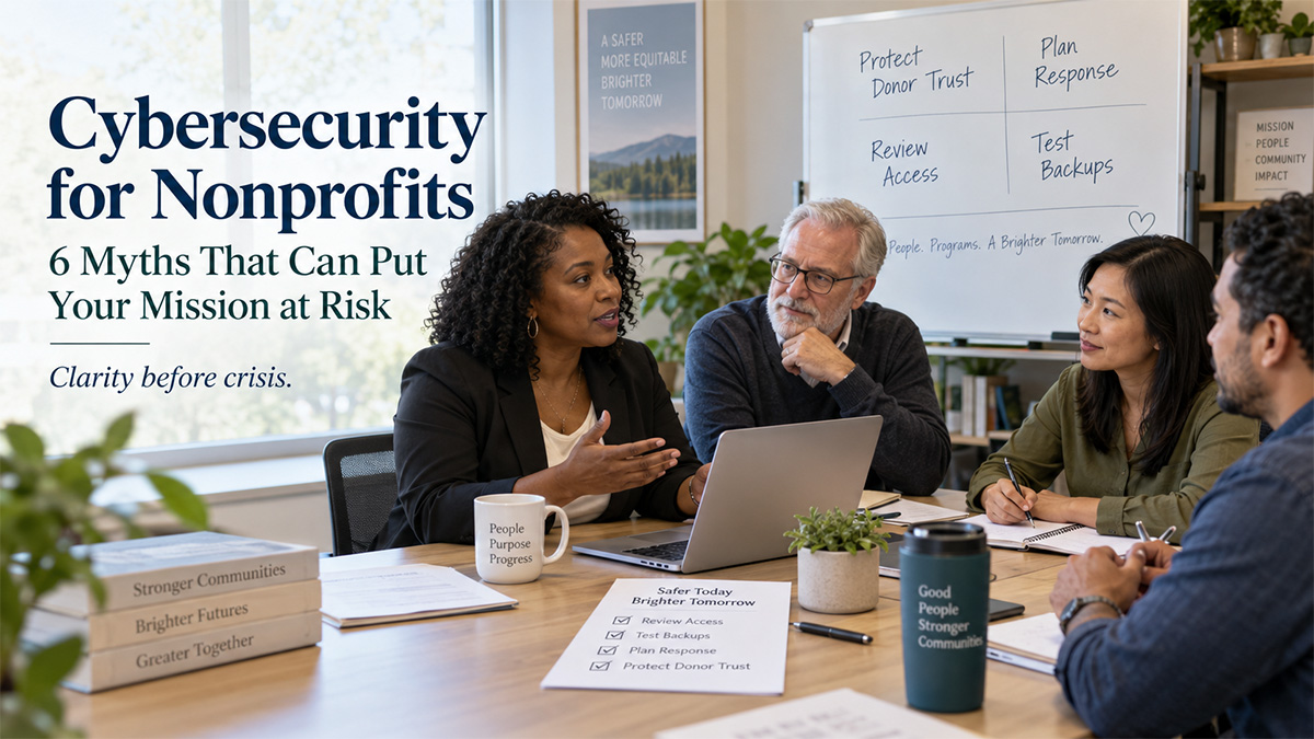 Cybersecurity Myth Busters: 6 Things Nonprofit Leaders Still Get Wrong